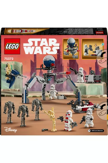 LEGO Star Wars Zestaw bitewny z �o�nierzem armii klon�w™ i droidem bojowym™ 75372