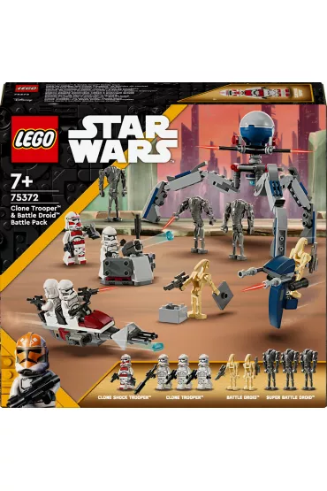 LEGO Star Wars Zestaw bitewny z �o�nierzem armii klon�w™ i droidem bojowym™ 75372