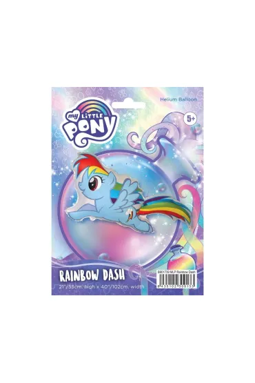 Flexmetal Balon foliowy Kucyki, Rainbow Dash 61cm