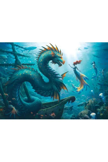 Puzzle 1000 el. Magiczne morskie g��biny Ravensburger