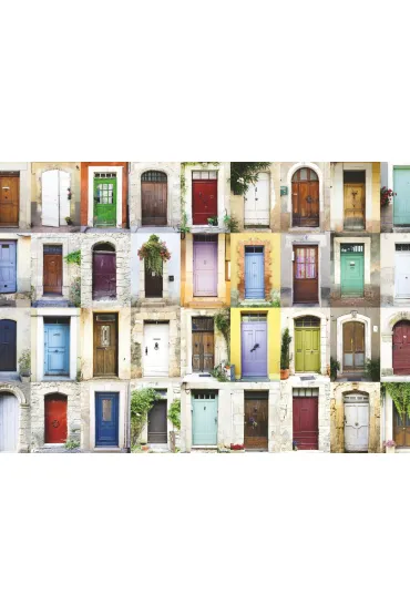 Puzzle 1000 el. 2D Prowansja - drzwi Ravensburger