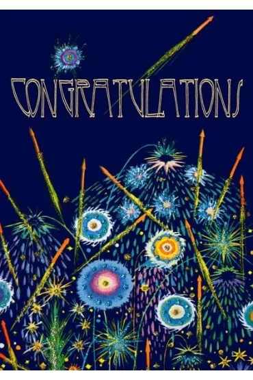 Madame Treacle Karnet B6 z kopert� Gratulacje Fajerwerki
