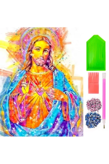 Norimpex Diamentowa mozaika - �wi�te Jezus malastwo 40x30cm
