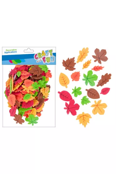 Craft with Fun Ozdoba samoprzylepna li�� jesie� 180 szt.