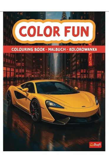 Auta. Kolorowanka. Malbuch. Colouring book