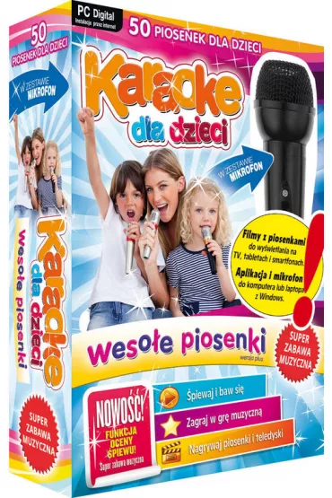 Karaoke dla dzieci. Wesoe piosenki z mikrofonem