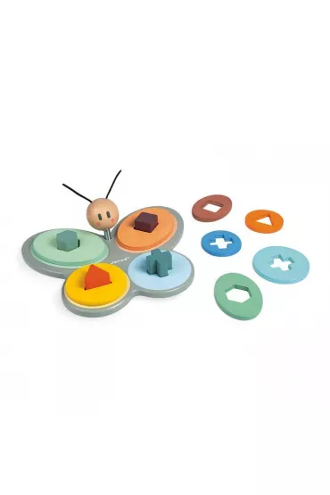 Drewniany sorter kszta�t�w Motyl Sweet Cocoon Janod