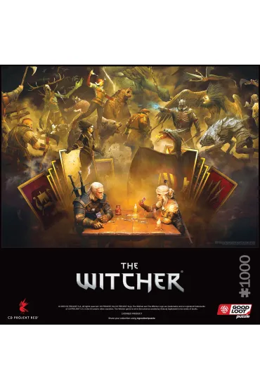 Puzzle 1000 el. The Witcher (Wied�min) Playing Gwent Good Loot