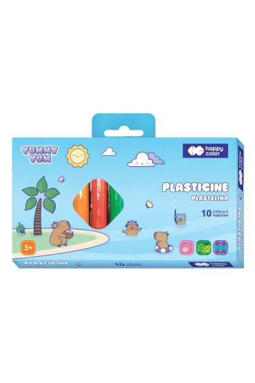 Plastelina Yummy Yum Kapibara 10 kolor�w Happy Color
