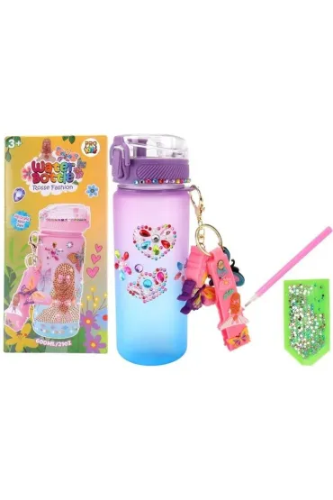 Diamentowa butelka do z brelokiem motyl 600ml Pro Kids