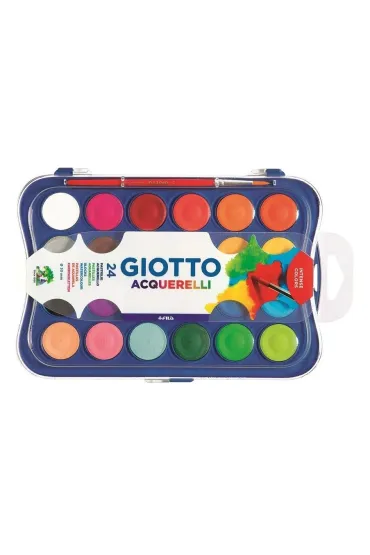 Giotto Farby akwarelowe Acquerelli 332000 24 kolory