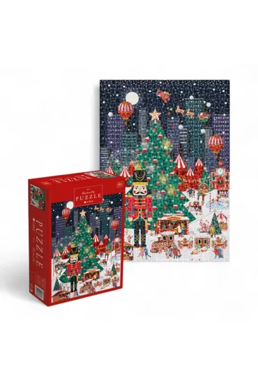 Puzzle 1000 el. Christmas City Interdruk