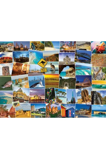Puzzle 1000 el. Globetrotter - Australia Eurographics