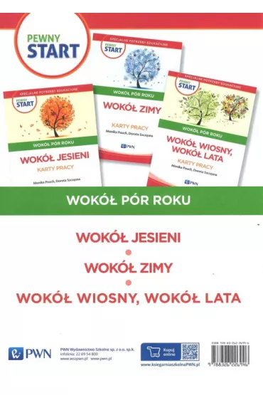 Pewny start. Wok� p�r roku. Pakiet: Wok� wiosny, wok� lata, wok� jesieni, wok� zimy. Karty pracy - Monika Pouch, Dorota Szcz�sna