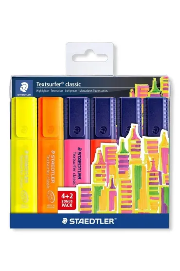 Staedtler Zakre�lacz Textsurfer Classic 6 szt STEADTLER