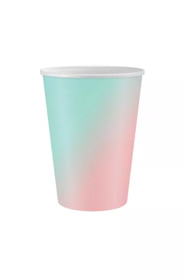 Godan Kubeczki papierowe ombre 266ml 6 szt.
