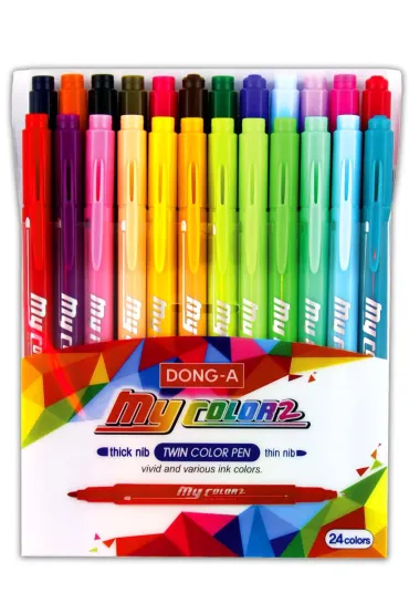 Dong-A Pisaki dwustronne My Color 2 24 kolory
