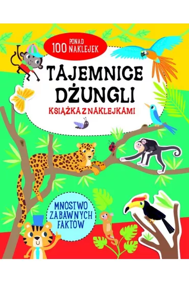 Ksi��ka z naklejkami. Tajemnice d�ungli