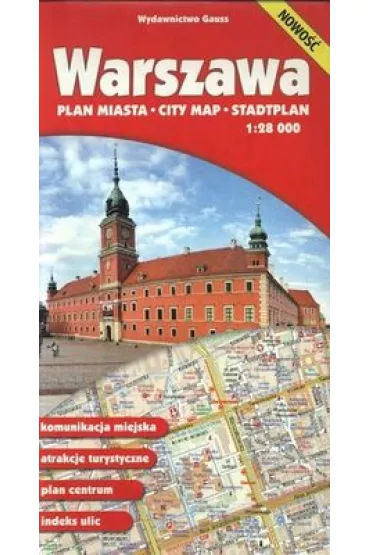 Warszawa. Plan miasta 1:28 000