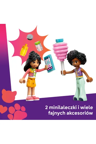 LEGO Friends Stoisko z wat� cukrow� i skuter 42643