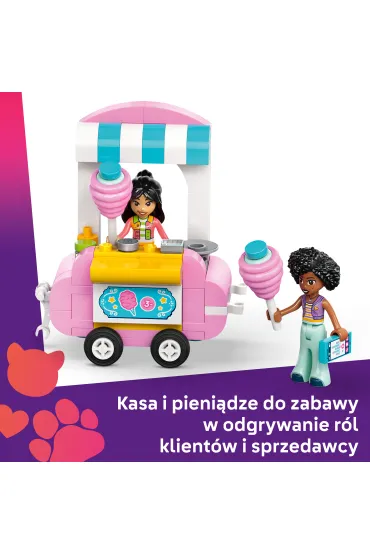 LEGO Friends Stoisko z wat� cukrow� i skuter 42643