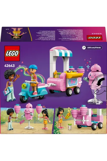 LEGO Friends Stoisko z wat� cukrow� i skuter 42643