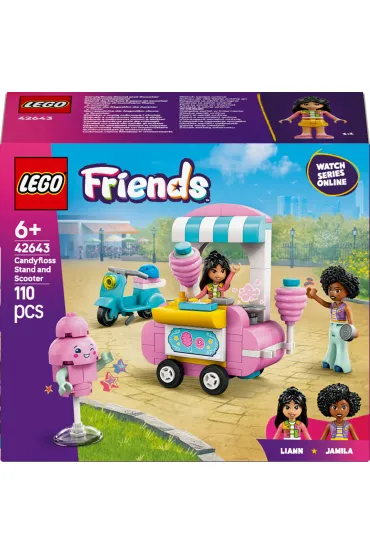 LEGO Friends Stoisko z wat� cukrow� i skuter 42643