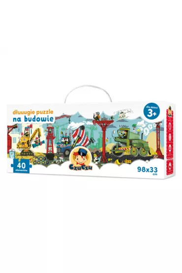 CzuCzu D�uuugie puzzle na budowie Bright Junior Media