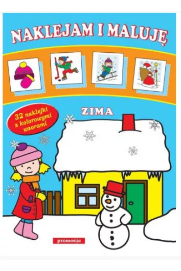 Zima. Naklejam i maluj�