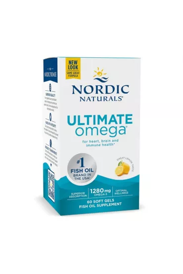 Nordic Naturals Ultimate Omega 1280 mg Lemon Suplement diety 60 kaps.