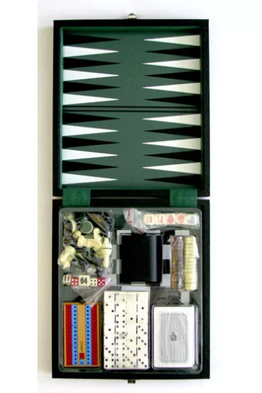 Zestaw 6 gier towarzyskich w walizce/etui