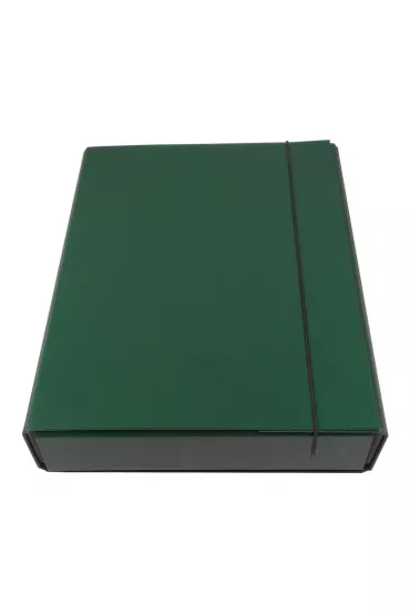 Ziemia Obiecana Teczka box z gumk� zielona