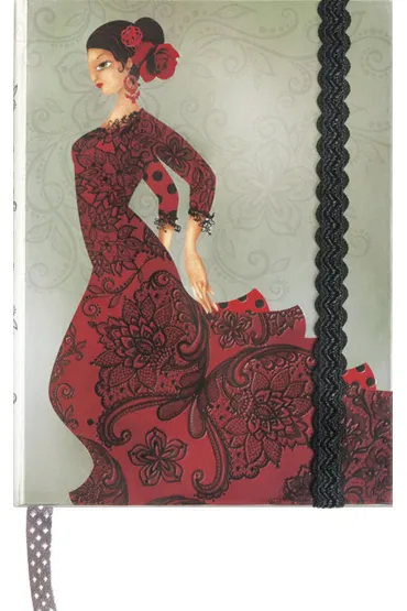 Boncahier Notatnik ozdobny 0022-04 Flamenco Solea 144 kartki