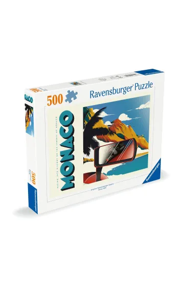 Puzzle 500 el. Pozdrowienia z Monako Ravensburger