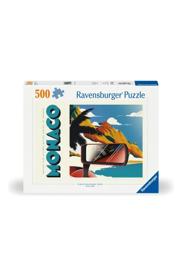 Puzzle 500 el. Pozdrowienia z Monako Ravensburger