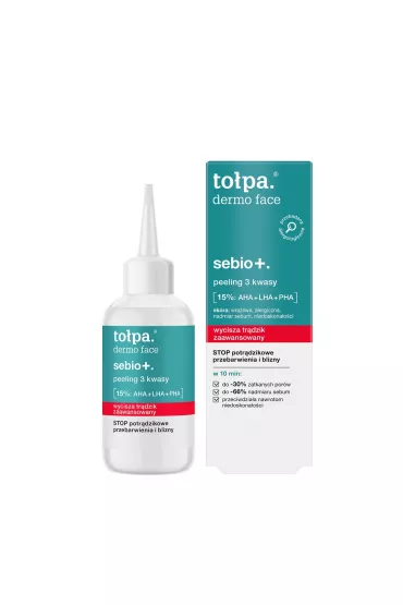 To�pa Dermo Face Sebio+ peeling do twarzy AHA+LHA+PHA 50 ml