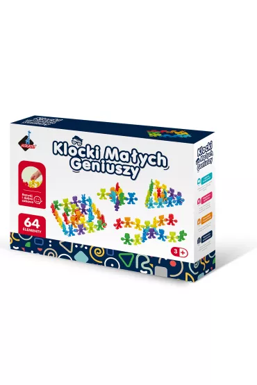 Klocki ma�ych geniuszy Liczmany 64el