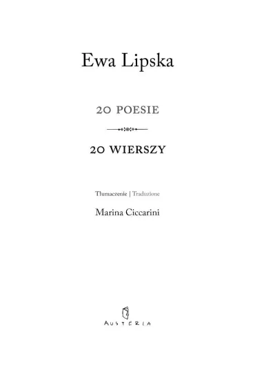 20 poesie. 20 wierszy - Ewa Lipska