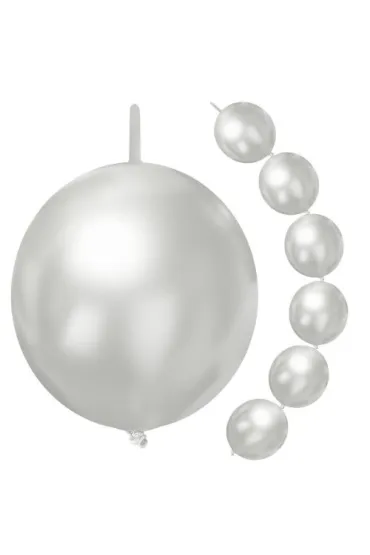 Balony per�owe z ��cznikiem 10 szt.