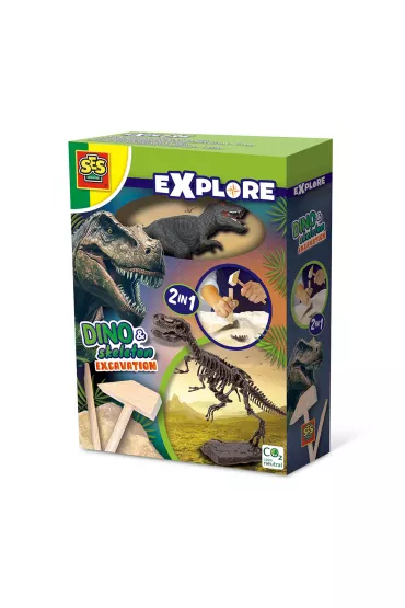 Explore wykopaliska dinozaur�w i szkielety 2w1 Ses Creative