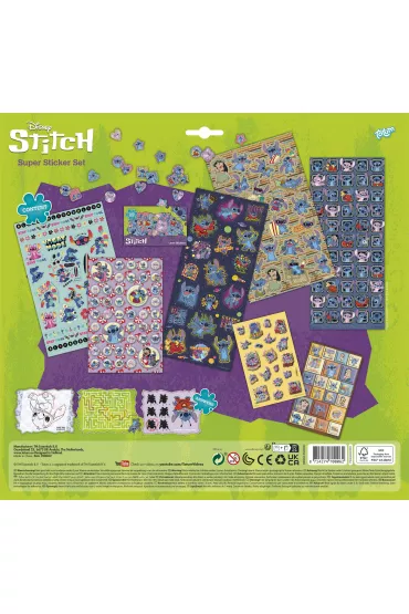 Zestaw naklejek Stitch XL | TaniaKsiazka.pl