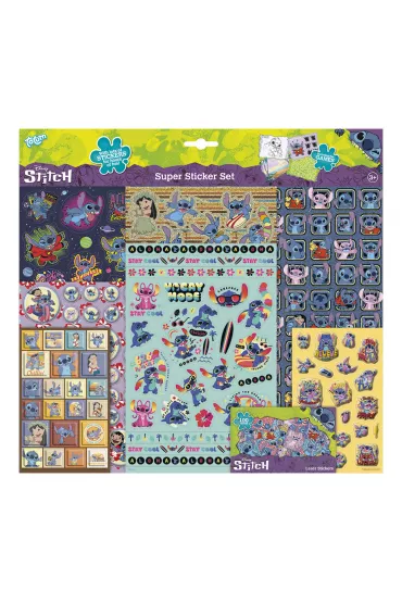 Zestaw naklejek Stitch XL | TaniaKsiazka.pl