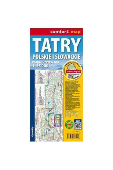 Tatry Polskie i S�owackie mapa turystyczna 1:55 000 laminat 2026