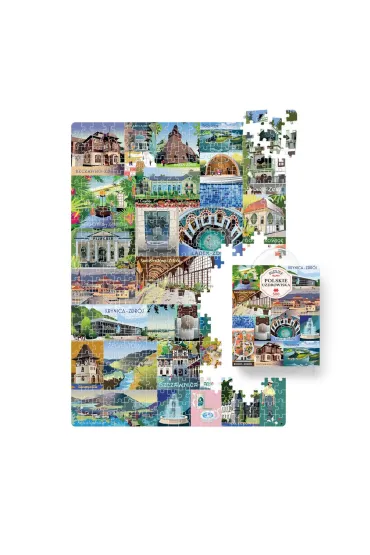 Puzzle Puzzlove CzuCzu 500 el. Polskie uzdrowiska Bright Junior Media
