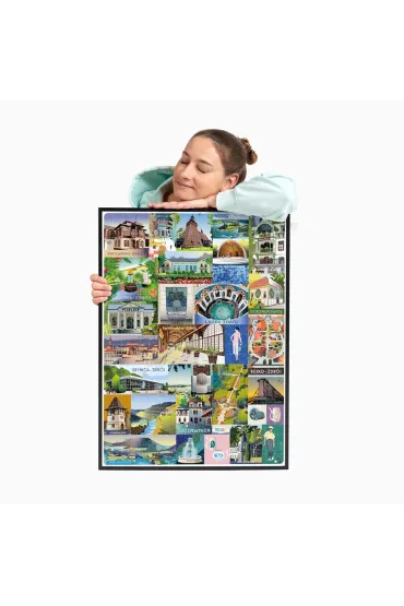 Puzzle Puzzlove CzuCzu 500 el. Polskie uzdrowiska Bright Junior Media