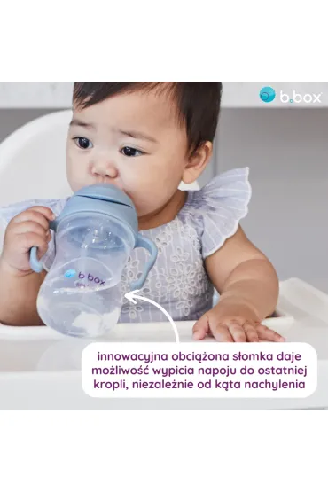 b.box Bidon ze s�omk�, b��kitny 240 ml
