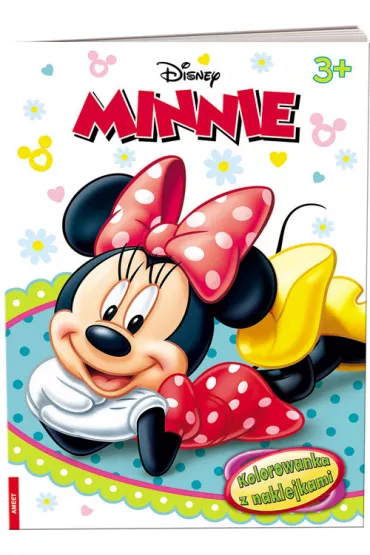 Minnie. Kolorowanka z naklejkami
