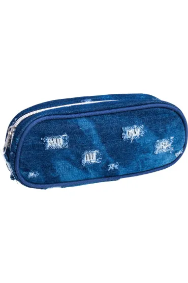 Happy Color Pi�rnik saszetka z 1 zamkiem Blue Jeans