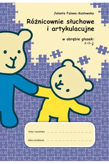 R�nicowanie s�uchowe i artykulacyjne - Jolanta  Falana-Koz�owska