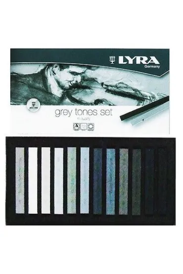Lyra Kredki Pastele Grey Tones Hard 12 kolor�w